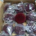 24PCS Light Scented Velvet Christmas Balls Ornament Shatterproof Velvet Xmas Tree Baubles Hanging Pendant for Winter Party Holiday Home Gift Office Yard Decor(Burgundy,2.36'')