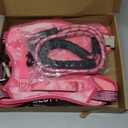 Beebiepet Heavy Duty Tactical Dog Harness for Large Dogs, No Pull Adjustable Pet Harness Reflective Service Training Easy Control Pet Vest Military K9 Working Dog Harnesses-X- Large, Pink Camo