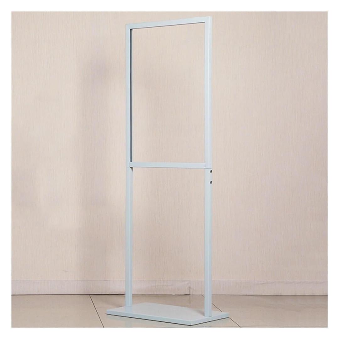 Freestanding Display Sign Stand, Outdoor Advertising Poster Holder for Sale Notices, Business Signs and Directional Signage, White 