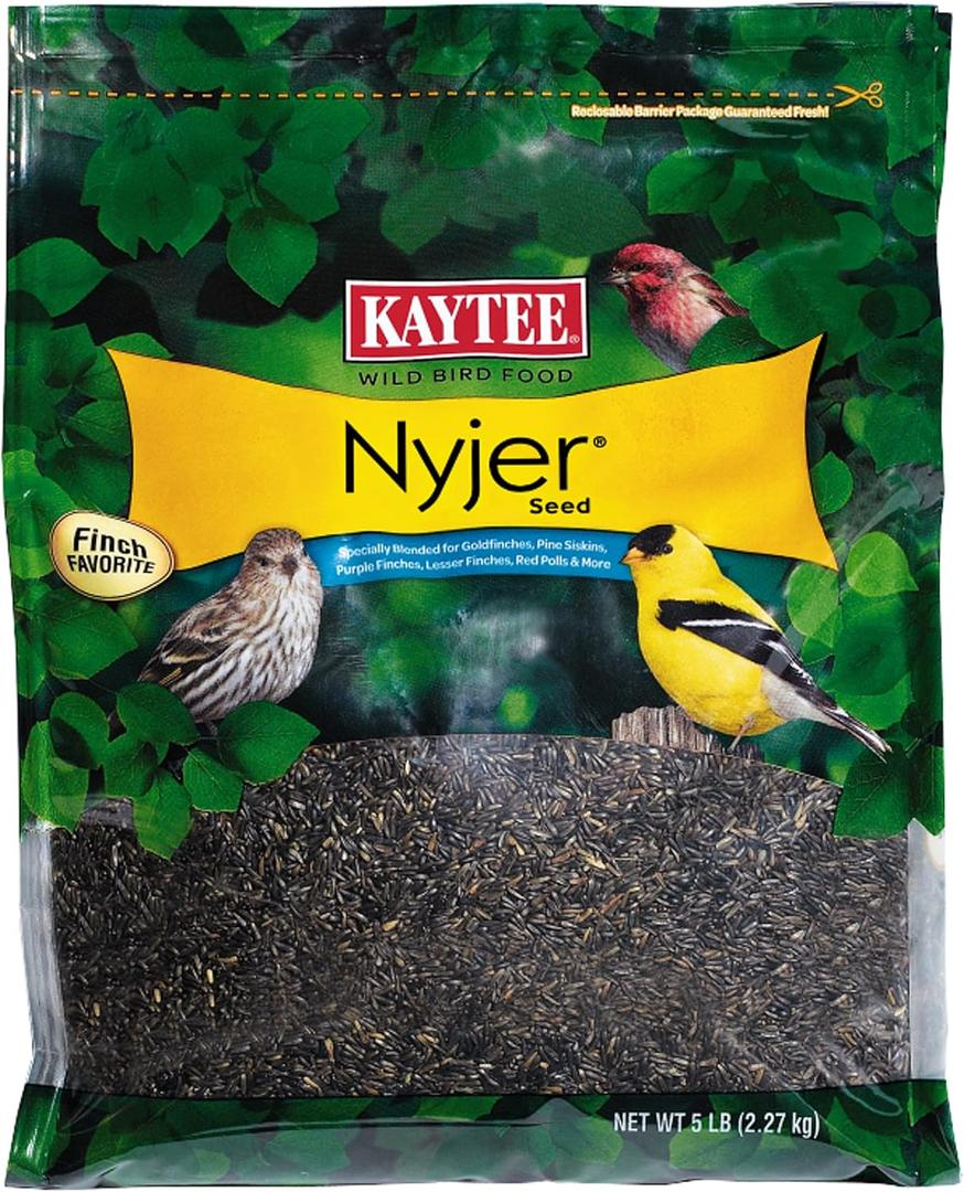 Kaytee Nyjer Wild Bird Food Seed, 5 Pound
