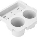 Topper Cup Holder Tray Accessory for Bogg bag X-Large - Fit for Stanley cup - EVA Material Is Water-Resistant and Windproof - Women Phone Holder for Bogg Bag - Divider And Organizer - Patented (White)