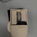 LOFREE Touch PBT Wireless Mouse with USB Receiver, Bluetooth, Wired Connection, Rechargeable, 4000 DPI with OLED Screen Compatible with Glass Surface for Mac Windows PC Notebook/Tofu White 2025