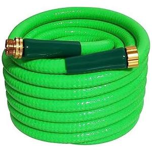 Garden Hose 25ft Heavy Duty Water Hose 5/8,180 PSI Kink Resistant, Heavy Duty, Lightweight, Flexible Hose for Plants, Lawn & Garden Watering Equipment, 3/4 Solid Fittings (25ft)