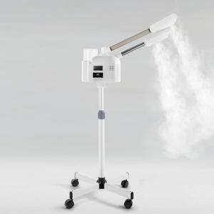 Artist hand Facial Steamer Professional 2 in 1 Hot and Cold Facial Steamer for Esthetician, Face Steamer for Facial Deep Cleansing, Fast Heating Moisturizing for Beauty Salon Spa Home Use, Size: White Hot & Cold