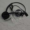 Mono Plantronic-QD Headset with Microphone - for Cables with Quick Disconnect Connector for Call Center Office (VT6932QD)