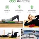 SPINEFITTER by SISSEL Green | Massager for Back & Balance | Back Trainer relieves Tension and blockages Ideal for Pilates and Yoga | to Relax The Spine | for Home & Practice