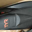 TYR FlexFins 2.0 Swim Fins Short Blade Training Fins for Swim Drills, Leg Strength, Technique & Flexibility (Black), Size: M: 7-9, W: 8.5-10.5