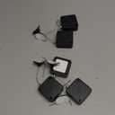 6.5 Ft Retractable Remote Control Safety Lock Tether, Remote Control Leash with Adjustable Lock Strap for TV Remotes, Game Controllers, and Tablets - Perfect for Showrooms (Pack of 6)