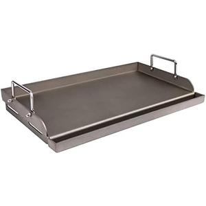 Griddle for Gas Grill, Metal Flat Top Griddle Insert for Outdoor Gas Grill, 25" x16" Cooking Skillet Plate Pan Teppanyaki for Charcoal/Electric Grills Fits Camping Outdoor Tailgating Parties Grilling