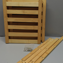 ROMGUAR CRAFT 3 Tier Bamboo Shoe Rack for Closet Free Standing Wood Shoe Shelf Storage Organizer for Entryway Small Space Stackable 27"x11"x20" (Natural)