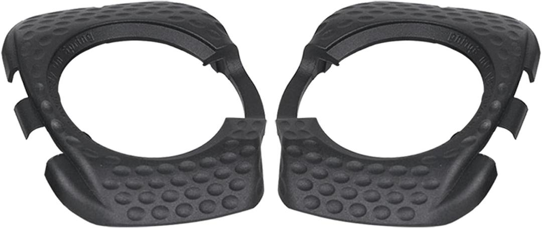 Bike Cleats Bicycle Pedal Cover, 1 Pair Cleat Cover Quick Release Pedal Clip, Cycling Cleats Shoes for Speedplay Zero, Walkable Cycling Lock Plate (black)