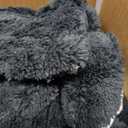 Homemate Heated Blanket Electric Throw - 50"x60" Heating Blanket Throw 4 Hours Auto-Off 10 Heat Levels Over-Heat Protection Luxury 800 GSM Faux Fur 200 GSM Sherpa ETL Certification