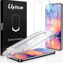Uyiton UnBreak-Glass for Samsung Galaxy S23+ Plus Screen Protector, [Ultrasonic Fingerprint Support][Auto-Alignment Frame] Scratch-Resistant Bubble-Free S23+ Screen Protector, 2 Pack (Clear)