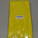 tujol Yellow 6 Pack Plastic Table Cloth 54" x 108", Disposable Tablecloths Rectangle Table Cover, Plastic Tablecloths for Parties