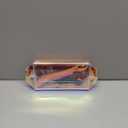 HRX Package Clear Iridescent Holographic Makeup Bag, 1pcs Travel Cosmetic Pouches with Zipper Toiletry Organizer Case for Purse Diaper Beach Bag