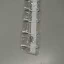 AZW Coat Rack Wall Mount,Heavy Duty Stainless Steel Metal Coat Hooks Hanging for Robes Bags Keys Hat Clothes and Bathroom Door Towels Hanger(White 5 Hooks)