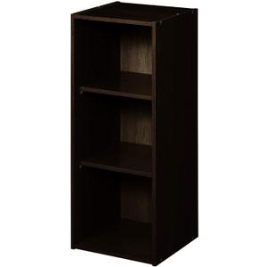 ClosetMaid 8985 Stackable 3-Shelf Organizer, Espresso