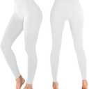 Leafigure High Waisted Leggings for Women- Soft No See-Through Yoga Pants for Gym Workout Running
