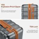 Luggage Sets 3 Piece, 20 Inch Hardshell Carry On Luggage 22x14x9 Airline Approved, Suitcase with TSA Locks & YKK Zippers, Carry On Suitcase with Wheels for Men & Women Travel