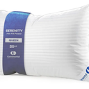 Continental Bedding Serenity Collection 700 Fill Power Goose Down Pillow - Low, Medium, Extra Loft - RDS Certified Down - Oeko-TEX 400TC Cotton Shell