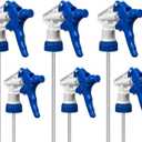Heavy Duty Universal Industrial Replacement Mist & Stream Blue Trigger Sprayer with 9.5 Inch Tube 28-400 Neck Size (Pack of 12)