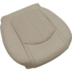 NLQR Front Driver Side Bottom Replacement Seat Cover Tan Microfiber Leather Compatible with Buick Enclave 2008 2009 2010 2011 2012