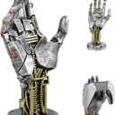 Cyberpunk Decor Silverhand Mechanical Hand, Gaming Controller Holder Stand, 9.6 Inch Resin Gaming Desk Accessories for Room, Porch, Shelf, Home Decor, 9.6 x 4.52 x 3.54 inches