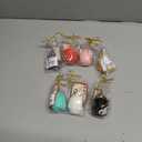 EDOYA Daruma Dolls (Set of 7) Japanese Good Luck Fortune Multicolor Figurine Ornament Traditional Charms