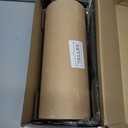 Rettel Roller Kraft Paper Roll Display - Wall Decor/Art Wall Mount - (1) Kraft Paper Roll Included (12 Inch, Black)