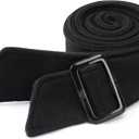 Wide Waist Belt Woolen Women Wrap Corset Belts for Overcoat Replacement Belt (Black)