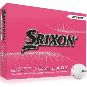 Srixon Soft Feel Lady Golf Balls, Soft Feel Lady 8, White Srixon Soft Feel Lady Golf Balls, Soft Feel Lady 8, White