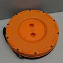 Foldable Telescoping Stool Portable, Retractable Stool for Adults, Upgraded Collapsible Folding Seats with Load Capacity 550lbs, Camping Stools for Adults (Orange)