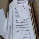 Merax Full Over Twin & Twin Bunk Bed for 3, Wooden Triple Bunk Bed with 2 Storage Drawers, Ladder and Guardrails, No Box Spring Needed, White