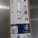 Ready-to-Assemble Sliding Screen Door Replacement, Adjustable Patio Door Screen Kit, White or Bronze, Compatible with 95% of Door Frames with Roller Tracks in The U.S. (White, 48" - PetScreen)