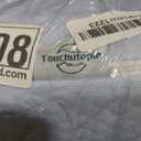  Touchutopia Neck Roll Pillow for Neck Pain Relief - Memory Foam Neck Support Pillow for Bed | Round Neck Pillow for Sleeping, 15.7 * 6 * 6nch (Cool-Blue)