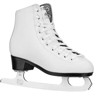 Lake Placid Cascade Girl's Figure Ice Skates White Size (2)