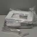 Delamu 2-Tier Multi-Purpose Bathroom Under Sink Organizers and Storage, Stackable Kitchen Pantry Organization, Pull Out Medicine Cabinet Organizer with Movable Dividers, White, 2 Pack