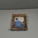 Vintage Picture Frame 5x7 Inch, Luxury Antique Photo Frames with Glass Front, for Horizontally or Vertically Tabletop Wall Hanging, Photo Displays, Gift Ideas, Antique Gold