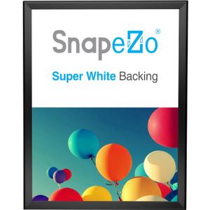 SnapeZo Photo Frame 18x24, Black, 1.25 Inch Aluminum Profile, Front-Loading Snap Frame, Wall Mounting, Professional Series