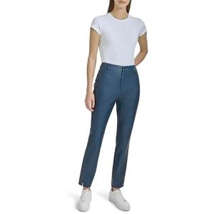 Andrew Marc Womens Faux Leather Pant Size 12