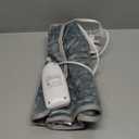 Deepsoon Heating Pad,Electric Heating Pads for Back,Neck,Abdomen,Moist Heating Pad for Shoulder,Knee,Arms,Legs,Dry/Moist Heat & Auto Shut Off,Christmas Gifts for Men and Women,Light Gray,24x12 Inch