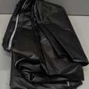 Choice 5 x 10 F. Black Plastic Table Cover - 24/Case.2 Pack
