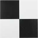 Nexus Self Adhesive 12-Inch Vinyl Floor Tiles, 20 Tiles - 12" x 12", Black/White Pattern - Peel & Stick, DIY Flooring for Kitchen, Dining Room, Bedrooms & Bathrooms by Achim Home Decor