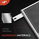 A-Premium Air Conditioning Condenser Compatible with Ford