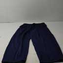 Yanekop Womens Baggy Wide Leg Pants Casual Summer Palazzo Pants Drawstring Waist Lounge Pants with Pockets(Navy Blue, XL)