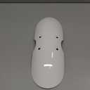 Motorcycle Short Front Fender for Triumph Bonneville T100 / Thruxton 900 2001-2016 (white)