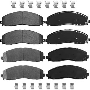 D1680 D1691 Ceramic Brake Pads Front Rear Brake Pads Brakes Kits for Ford F-250 F-350 Super Duty 2013-2021, For Ford F-450 Super Duty 2013-2016,8PCS