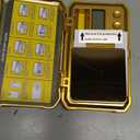 Fuzion Gram Scale 200g/0.01g, Jewelry Scales Digital Weight Grams and Ounces, Digital Pocket Herb Scale with 6 Modes, Tare for Herbs, Jewelry, Small(50g Weight & Battery Included) (Gold)