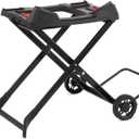 Weber Q Portable Cart Folding Grill Cart with Wheels for OnTheGo Cooking, AllTerrain with Secure Strap, Upright Lock Indicator & Durable Wheels