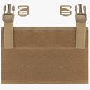 Loop Mounting Placard Platform Tactical Vest Expansion Panel with Hook Backing